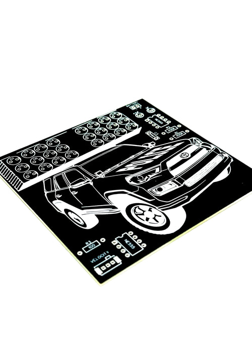 Carro de Policía con Luces LED